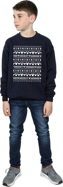 Immagine prodotto Disney Mickey And Minnie Christmas Fair Isle Felpa Ragazzi (152, 158)