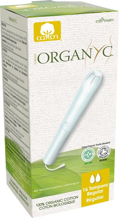 Actual product image Organyc Tampons Regular - 100% organic cotton (16 x, Regular)