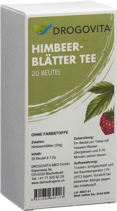 Drogovita Himbeerblätter (82 g)
