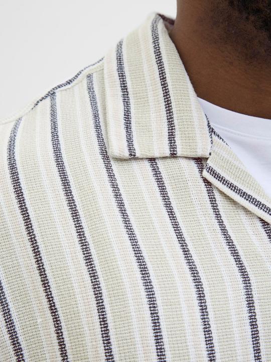 Produktbild Jack & Jones Jorcoba Stripe Resort Shirt Ss Sn Pls (8XL)