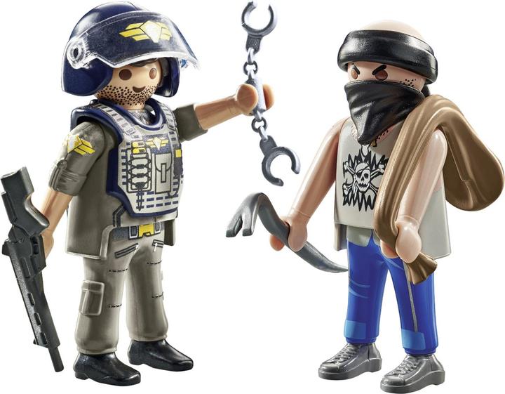 Immagine prodotto Playmobil DuoPack SWAT & Bandit (71505, Playmobil Città d'azione)