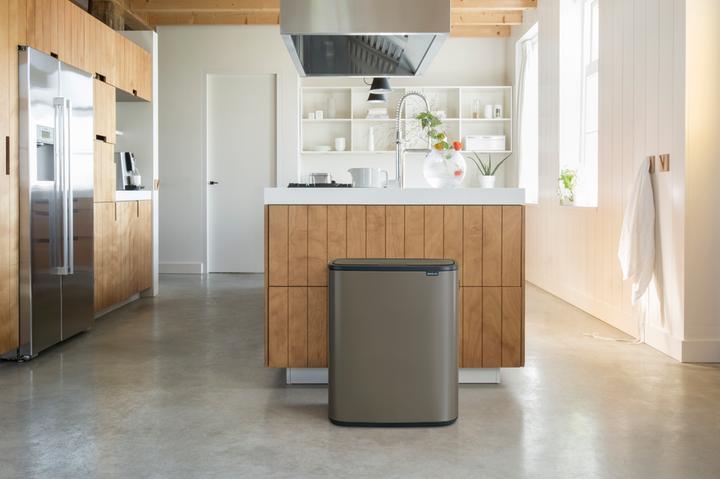 Image du produit Brabantia Seau de recyclage Bo Touch (60 l)