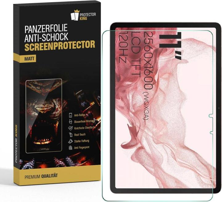 Produktbild Protectorking 6x Panzerfolie Anti-Shock matt entspiegelt (6 Stück, Galaxy Tab S8)