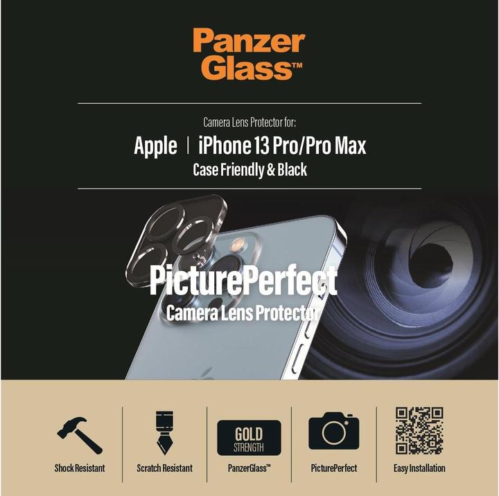 Actual product image PanzerGlass Camera Protector (1 Piece, Apple iPhone 13 Pro Max, Apple iPhone 13 Pro)