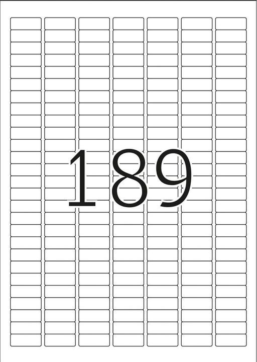 Actual product image Herma Power labels A4