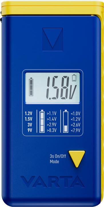 Actual product image Varta LCD Battery Tester