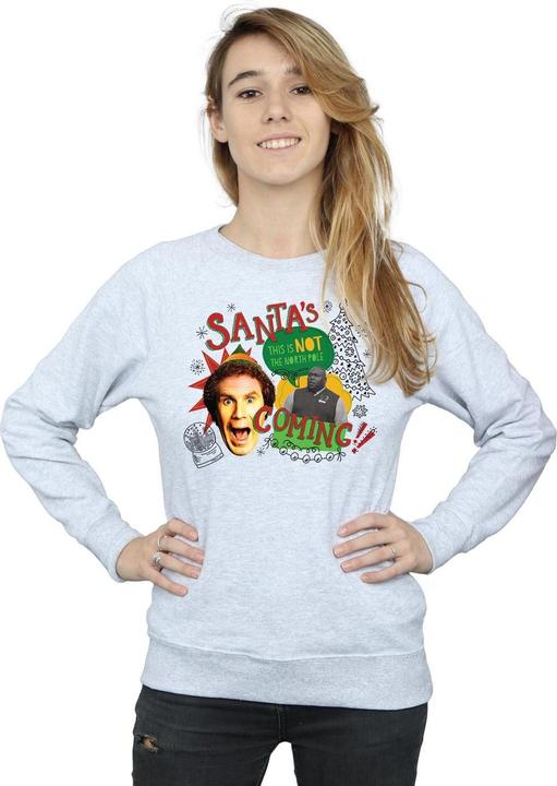 Actual product image Elf Womens/Ladies North Pole Sweatshirt (XXL)