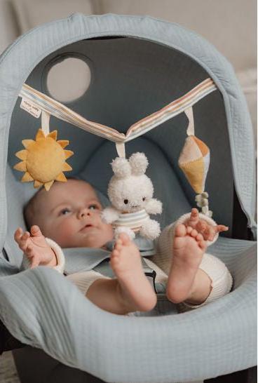 Actual product image Little Dutch Vintage Sunny Stripes pram chain