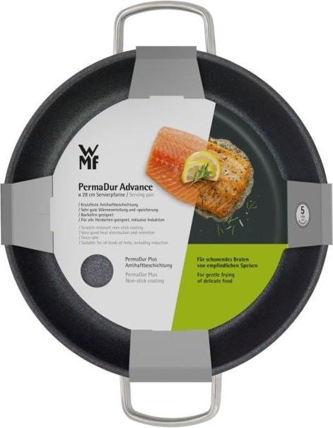 Produktbild WMF Antihaft Pfanne Servierpfanne 32cm Permadur Advance Induktion beschichtet (32 cm, Bratpfanne, Edelstahl)