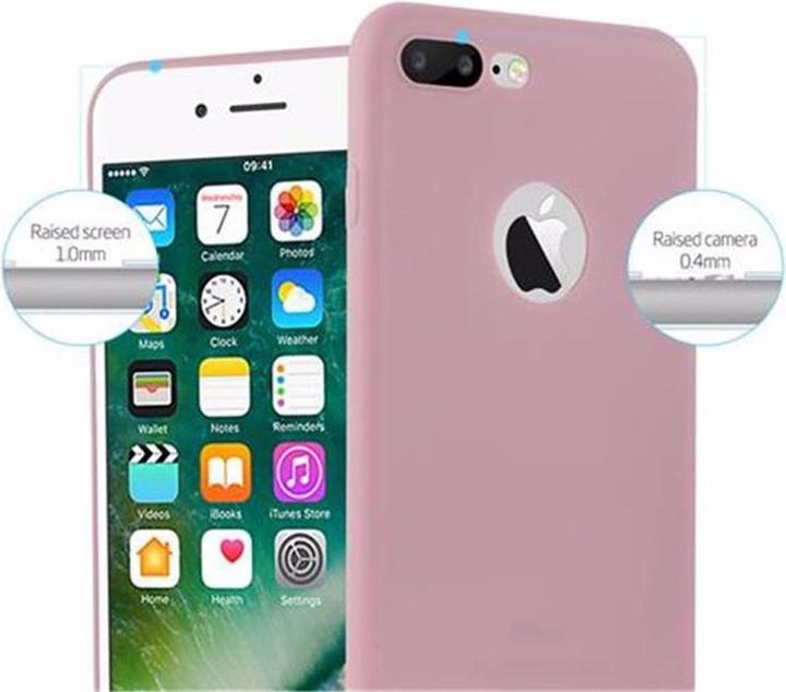 Produktbild Cadorabo TPU Candy Cover (Apple iPhone 8 Plus, Apple iPhone 7s Plus, Apple iPhone 7 Plus)