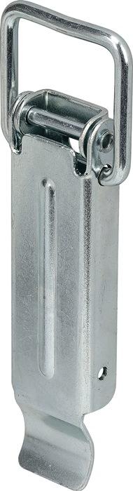 Actual product image Vormann Clamp lock Height 110 mm Width 37 mm Steel blue galvanised with sealing option (1 pcs.)