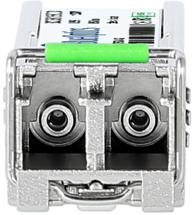 Actual product image BlueOptics Raisecom USFP-Gb/EX-D-R Compatible SFP Transceiver for Singlemode Gigabit Highspeed Data