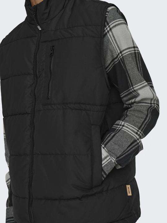 Immagine prodotto Only & Sons Gilet a collo alto trapuntato (L)