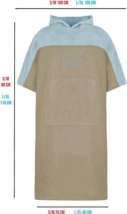 Produktbild Normani Damen Surfer Poncho Kuta (XL)