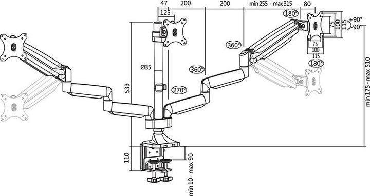 Produktbild LogiLink BP0052 (Tisch, 32")