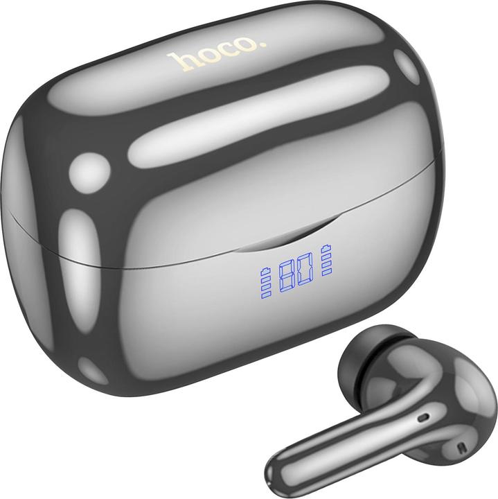 Actual product image Hoco Bluetooth headphones chrome effect (ANC, 7 h, Wireless)