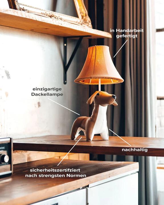 Actual product image Happy Lamps Waldi the dachshund (470 lm)