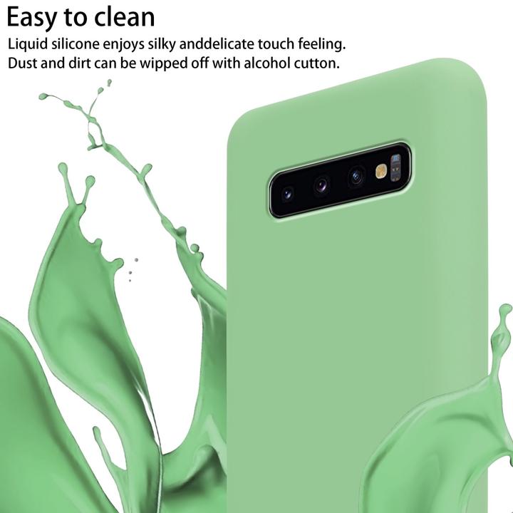 Actual product image Cadorabo TPU Cover Mobile Phone Chain Liquid (Samsung Galaxy S10)