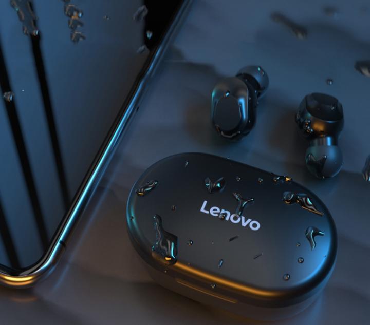 Actual product image Lenovo XT91 TWS earphones (Black) (5 h, Wireless)