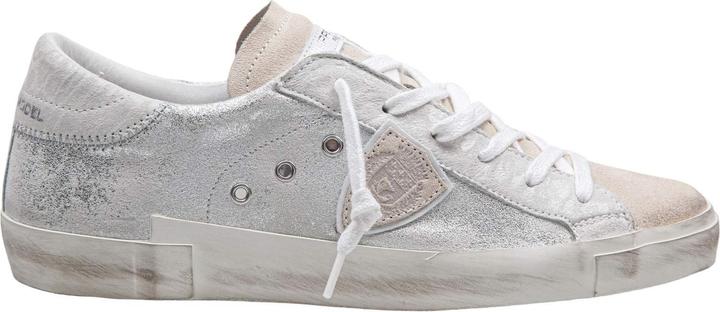 Produktbild Philippe Model sneakers prsx low in laminated leather silver (38)