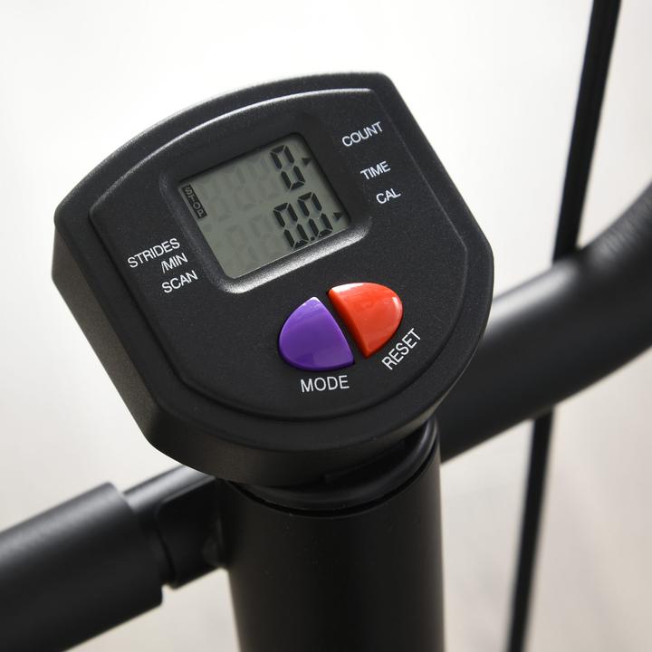 Produktbild Homcom Stepper Stahl, ABS Schwarz+Grün
