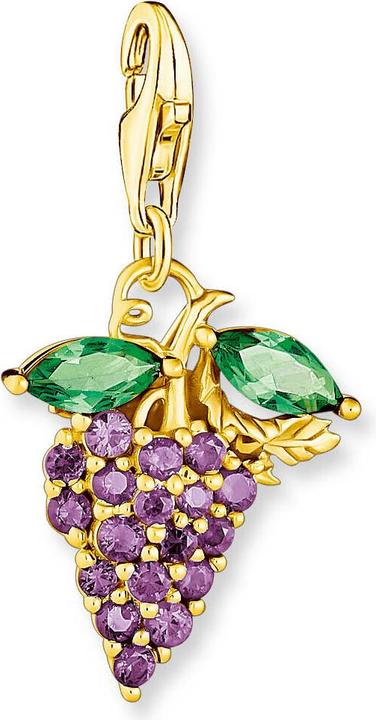 Image du produit Thomas Sabo Charm raisin fruité (Argent sterling 925, Or jaune 750 plaqué or)