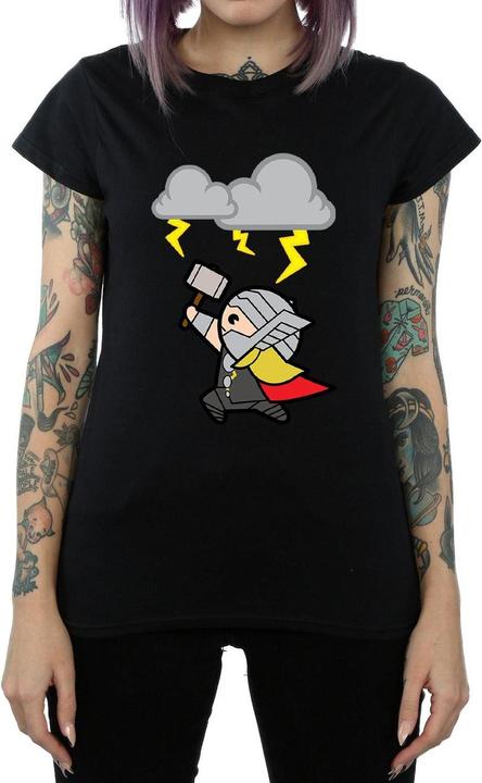 Image du produit - T-shirt KAWAII THOR GOD OF THUNDER - Femme (XXL)