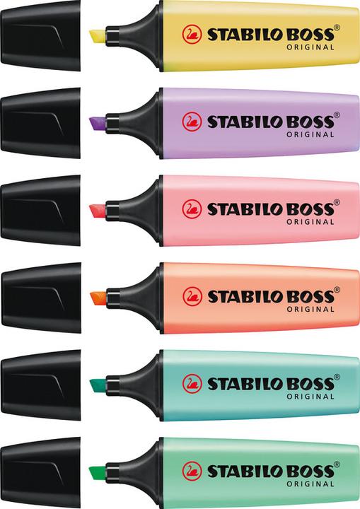Actual product image STABILO BOSS ORIGINAL Pastel Highlighter (Yellow, 5 mm, 1 x)