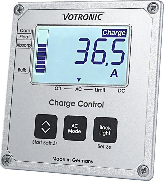 Votronic 1247 LCD-Charge Control S (Für VAC-Triple-Serie) (Solarstecker)