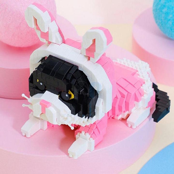 Actual product image Balody 18404 - Cat with Bunny Costume (967 pieces)