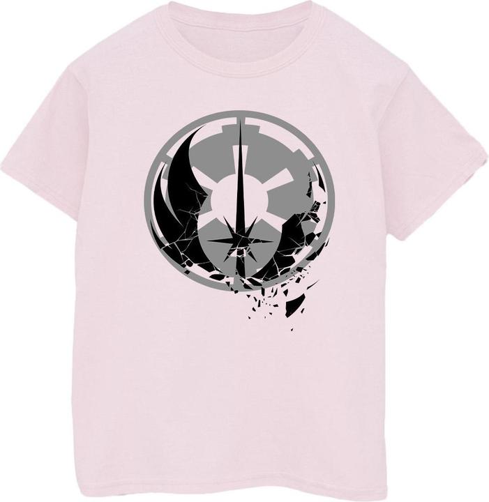 Immagine prodotto Star Wars Obi-Wan Kenobi Fractured Logos Maglietta Ampia Donna (S)