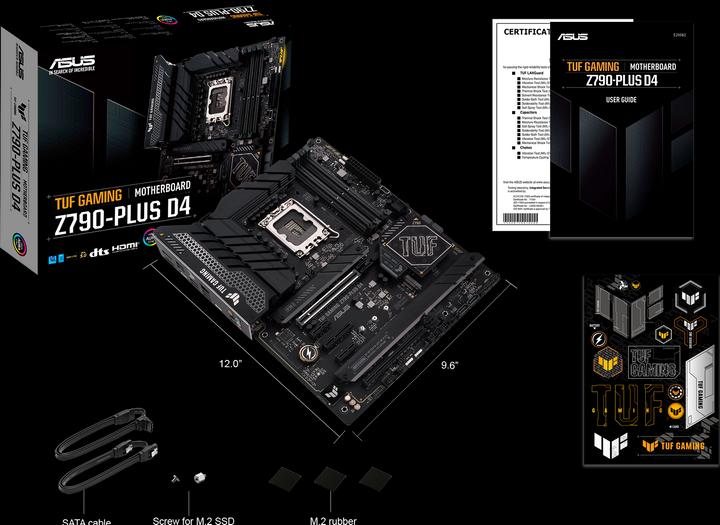 Actual product image ASUS TUF GAMING Z790-PLUS D4 (LGA 1700, Intel Z790, ATX)