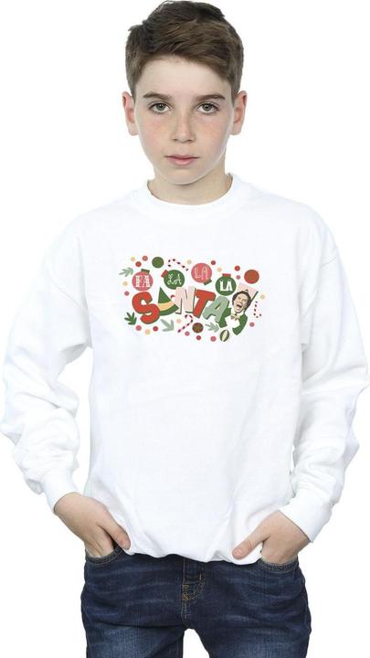 Actual product image Elf Boys Santa Fa La La Sweatshirt (140, 146)