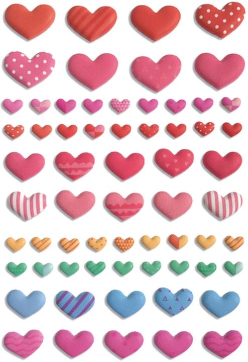 Actual product image HERMA Sticker hearts