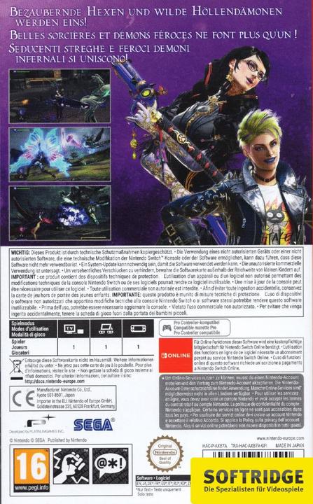 Image du produit Nintendo Bayonetta 3 (Switch, Multilingue)