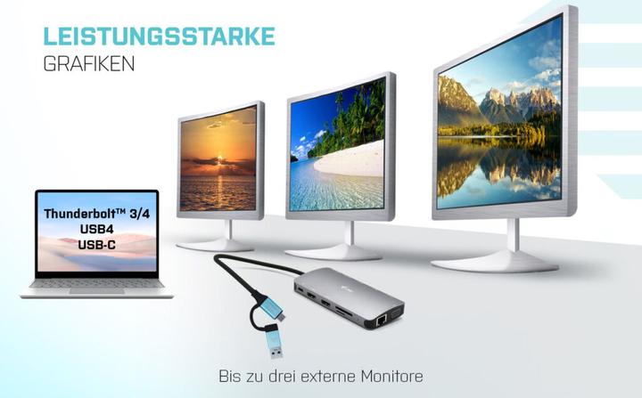 Produktbild i-tec Cananotdockpd (USB-C, 4 Ports)