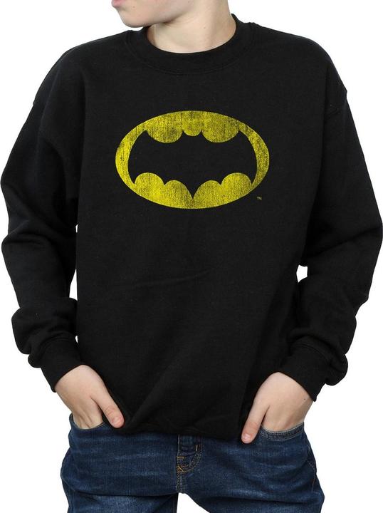 Produktbild Batman TV Series Distressed Logo Sweatshirt Jungen (140, 146)