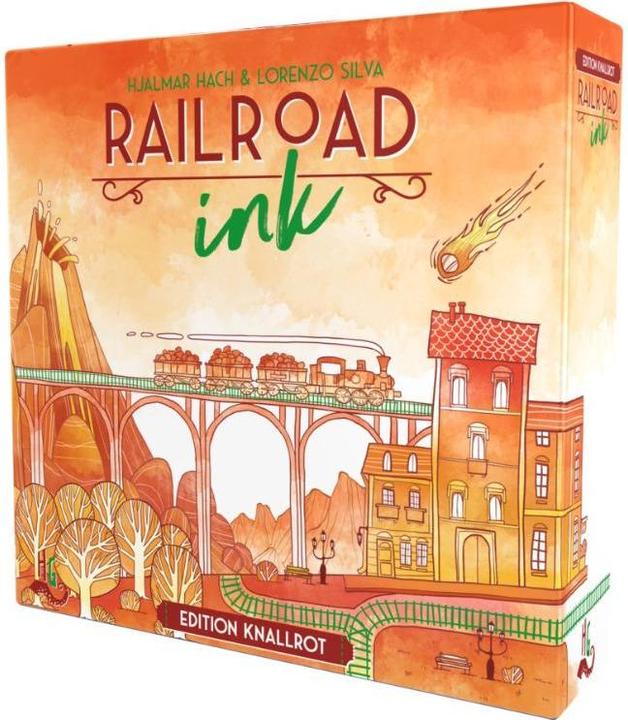Actual product image Horrible Guild HR013 - Railroad Ink: Edition bright red, dice game, 1-6 player, from 8 years (DE edition) (German)