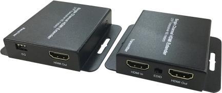 Actual product image Dahua Europe PFM700-E - AV Transmitter & Receiver - 60 m - Wired - Black - HDCP (0.08 m, HDMI)