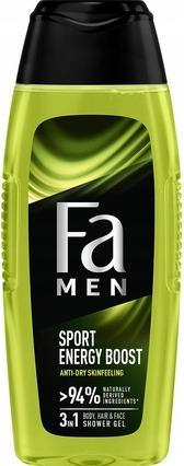 Actual product image Fa Men Sport Double Power Body And Hair Wash For (400 ml)