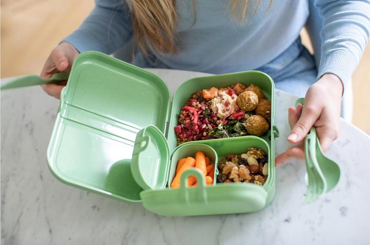 Actual product image Koziol Lunch box Pascal Ready 4 pieces, Green