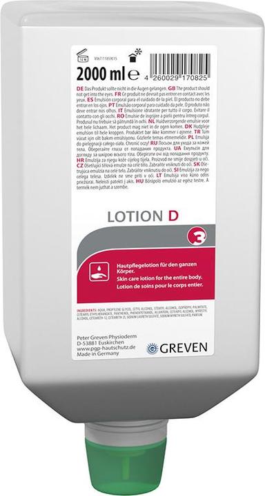 Image du produit Lotion pour le soin de la peau ® LOTION D 2 l sans silicone, parfumée