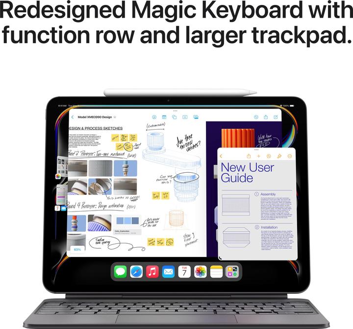 Immagine prodotto Apple iPad Pro 2024 11 Nanotexturglass (M4) (5G, 11", 2000 GB, Space Black)