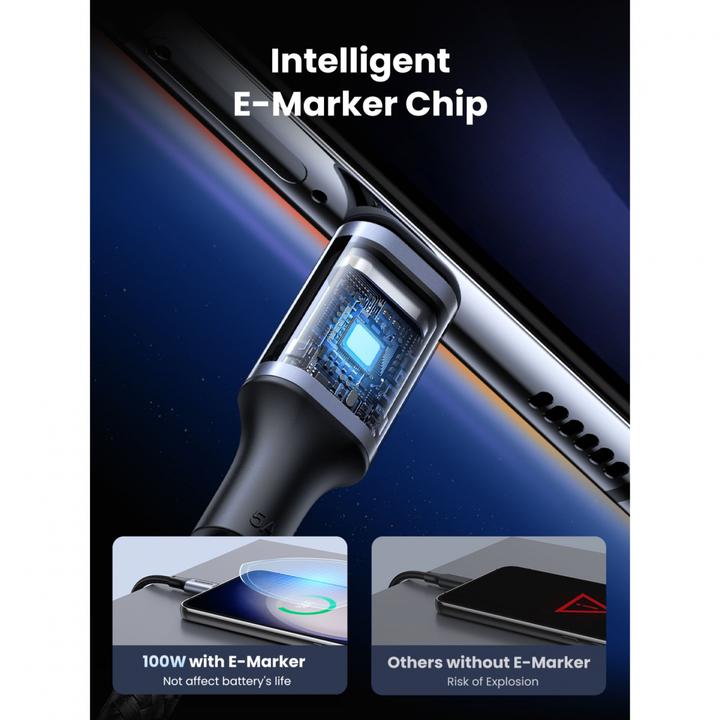Actual product image Ugreen USB Type C - USB Type C (1 m, USB 2.0)