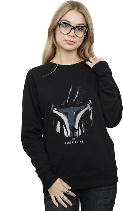 Produktbild Star Wars The Mandalorian Helmet Silhouette Sweatshirt (M)