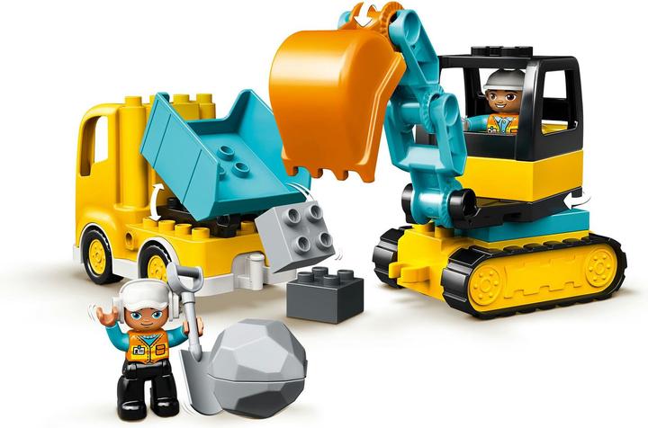 Actual product image LEGO DUPLO excavators and trucks (10931)