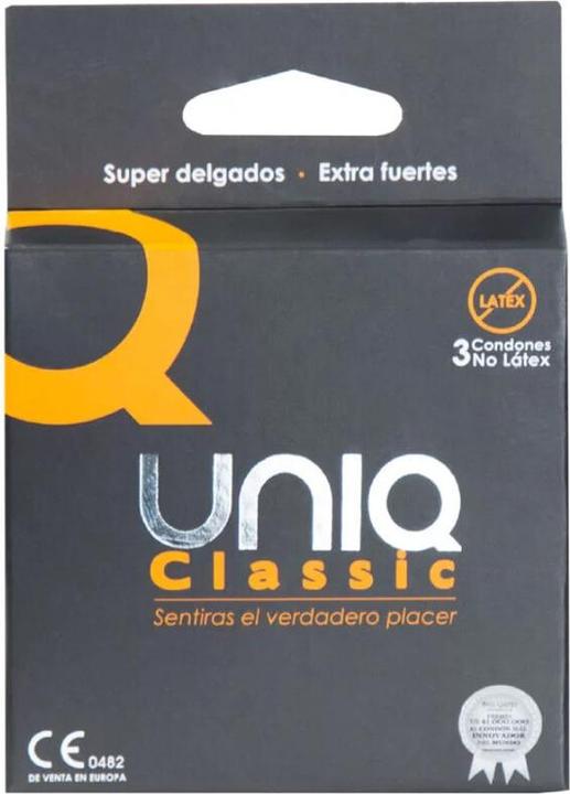 Image du produit Uniq Préservatifs Classic Sans Latex 3 Unités (3 pcs)
