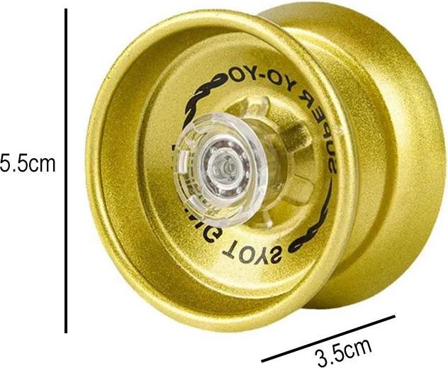 Produktbild The Toy Company YoYo Metallic mit Kugellager und Zubehör Gold