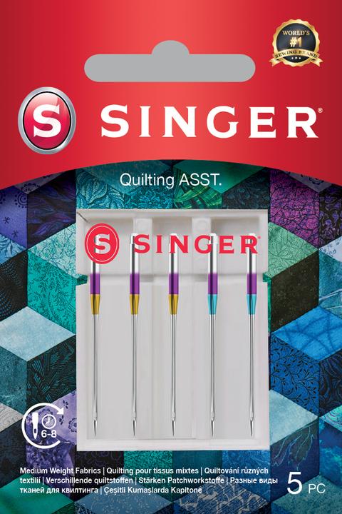 Singer QUILTING Nähmaschinennadel, Sortiment, 5er Pack
