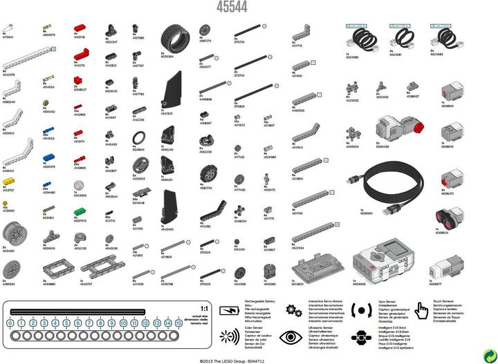 Actual product image LEGO MINDSTORMS Education EV3 (45544, LEGO Mindstorms)